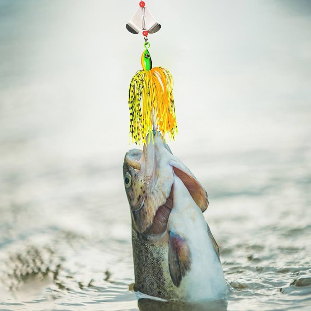 Amazon.co.jp: バズベイト フィッシングルアー,スピナーベイト ルアー